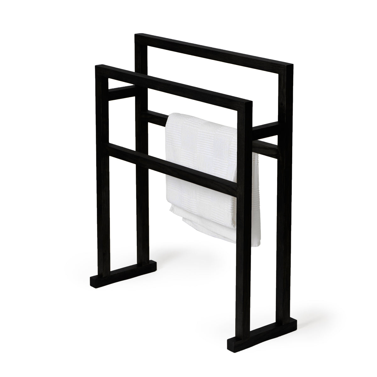 towel rail grande - dark oak