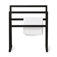 towel rail grande - dark oak
