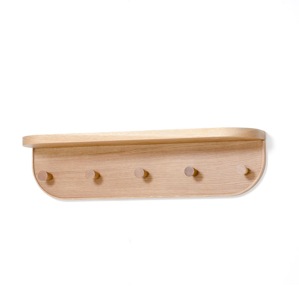 hallway organiser nook - oak