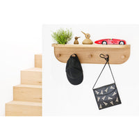 hallway organiser nook - oak