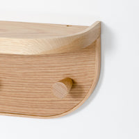hallway organiser nook - oak