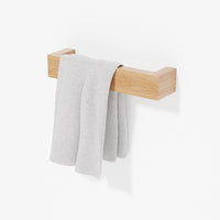 Hand towel rail 'Slimline' oak