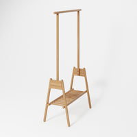 clothes rail hang up - oak