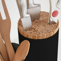 Utensils holder 'Knife & spoon' black
