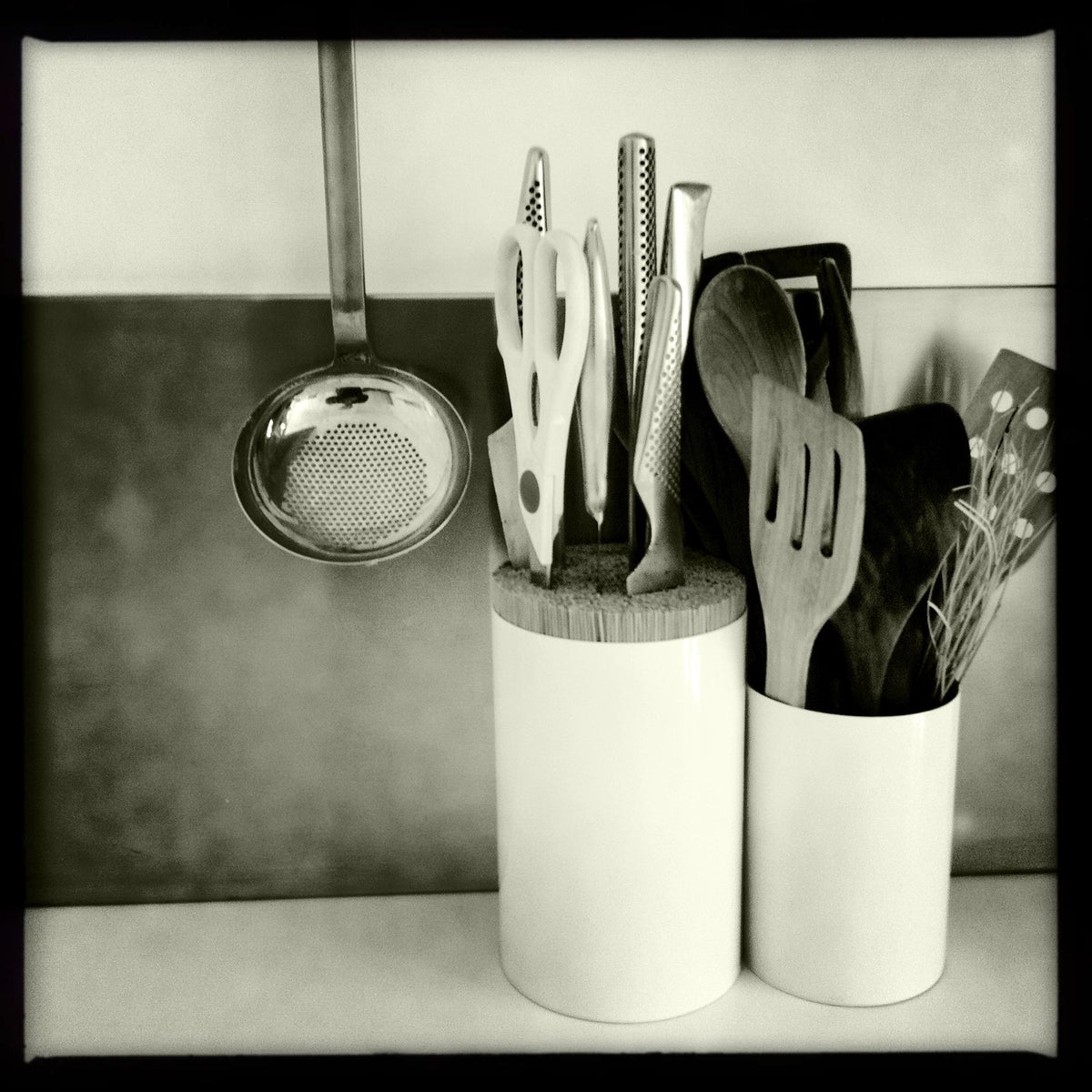 knife & spoon - white