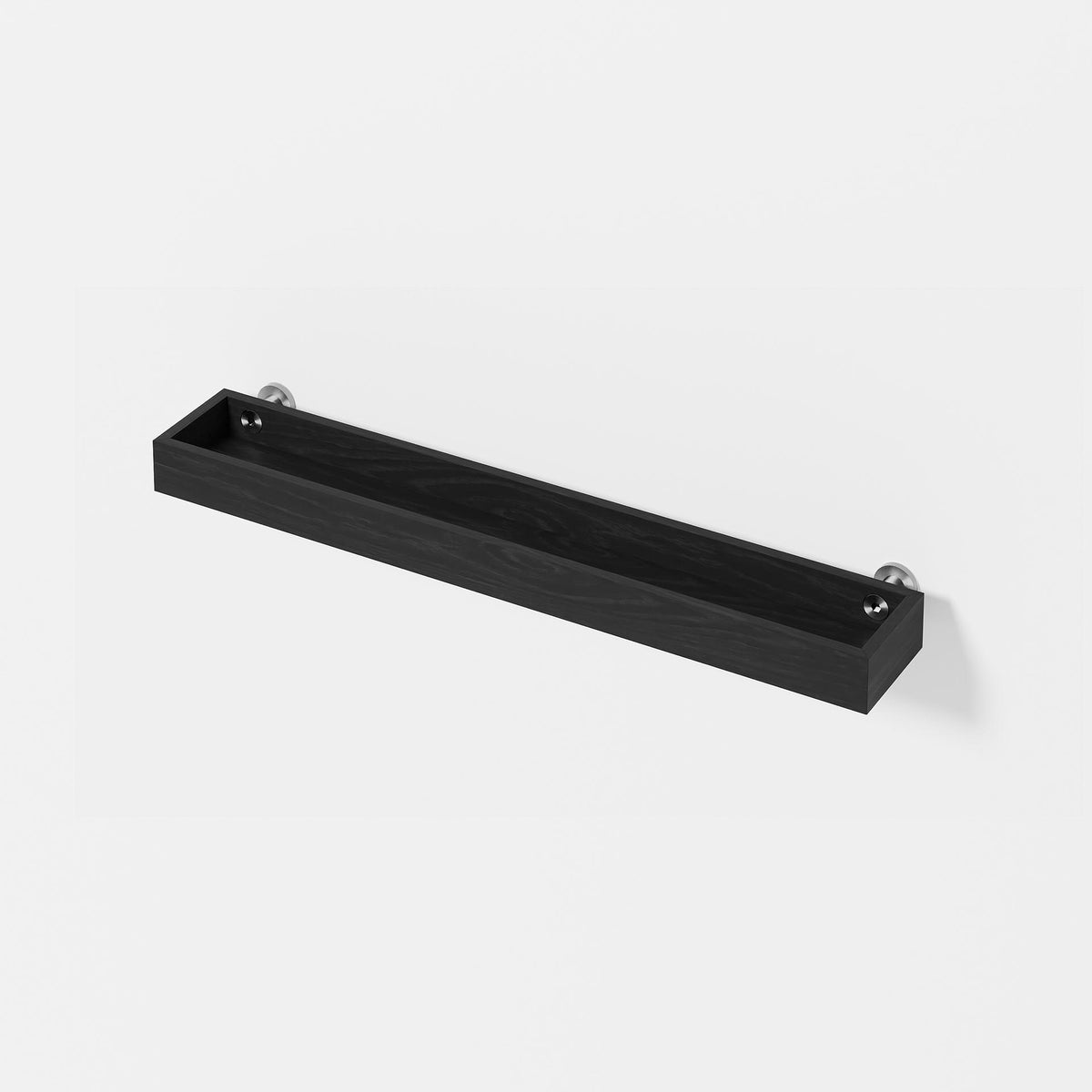 Tray shelf 'Yoku' dark oak