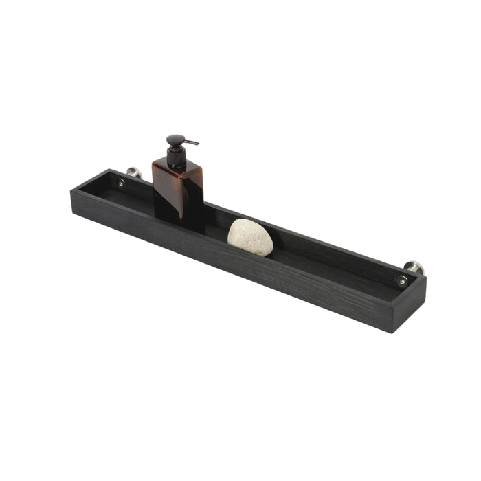 wall shelf 554 yoku  - dark oak