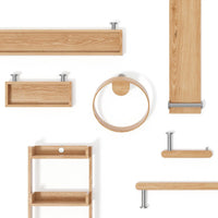 Tray shelf 'Yoku' oak
