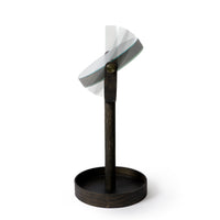 magnify mirror close up - dark oak