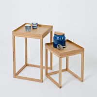 Side tables 'Nest' oak 