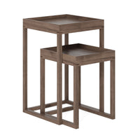 Side tables 'Nest' walnut