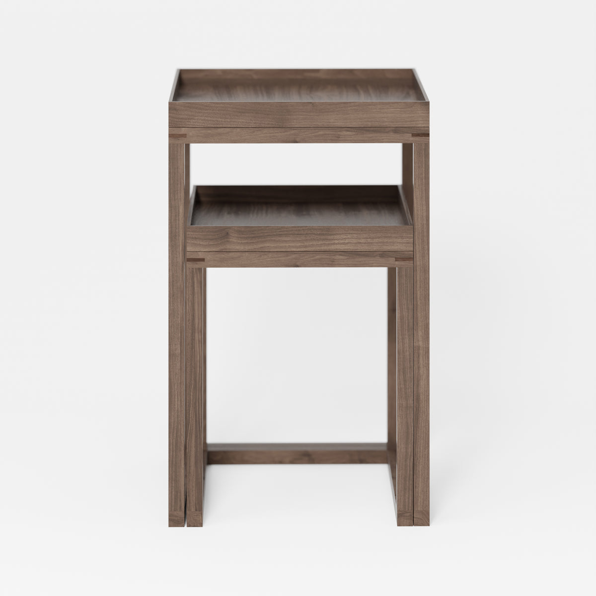 Side tables 'Nest' walnut