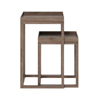 Side tables 'Nest' walnut