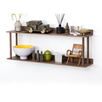 wall shelf platform 2 - walnut