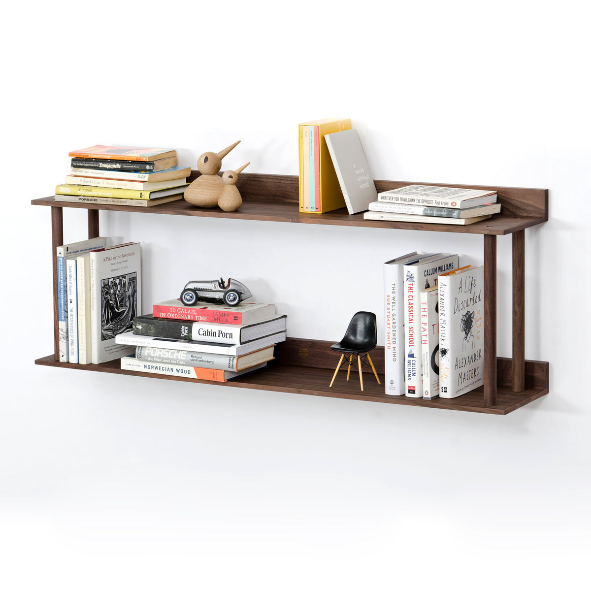 wall shelf platform 2 - walnut