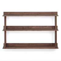 wall shelf platform 3 - walnut