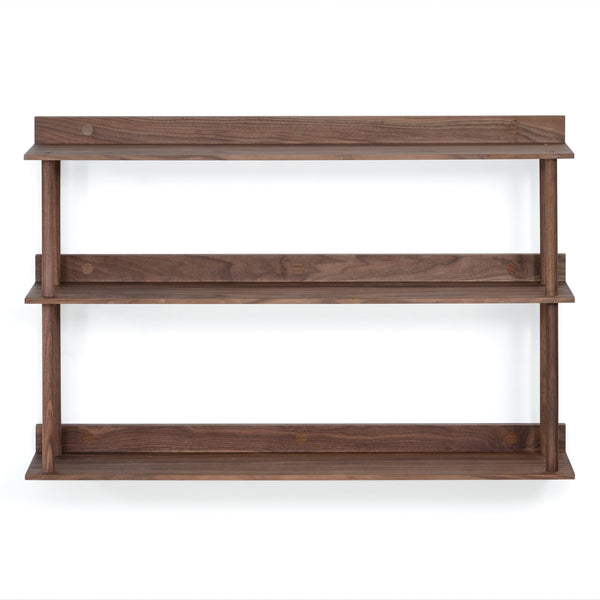 wall shelf platform 3 - walnut