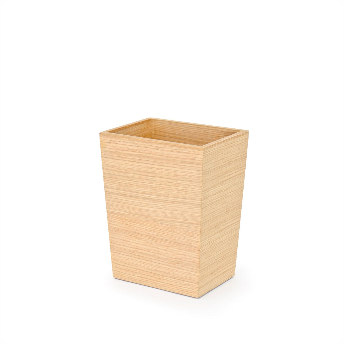 Bin rectangular oak