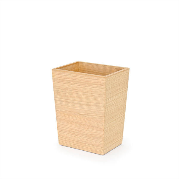 Bin rectangular oak