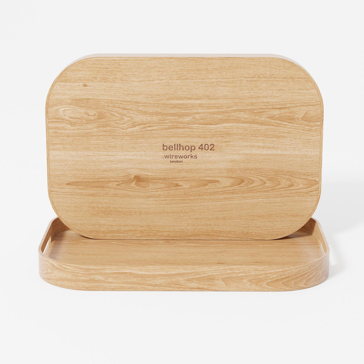 bellhop tray 402 - oak