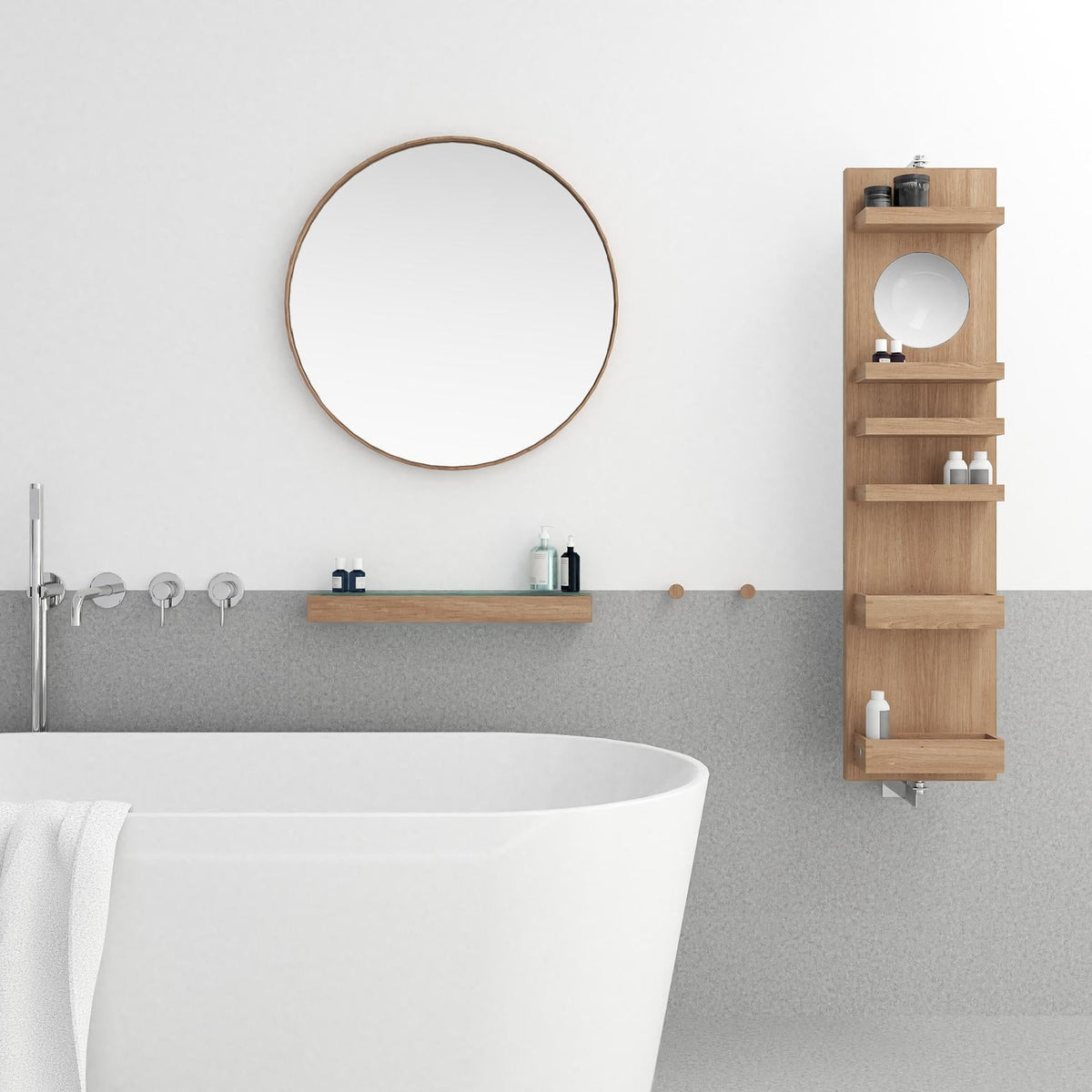 cabinet revolve cosmos - oak