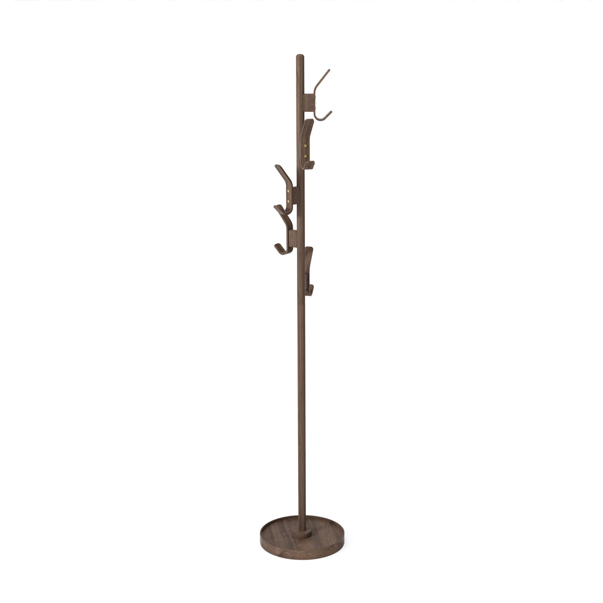 Coat stand 'Right hook' walnut