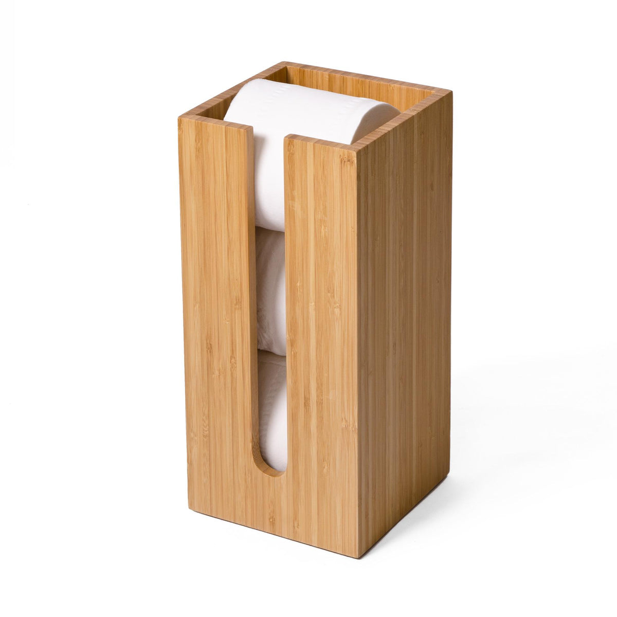 Toilet roll storage box bamboo