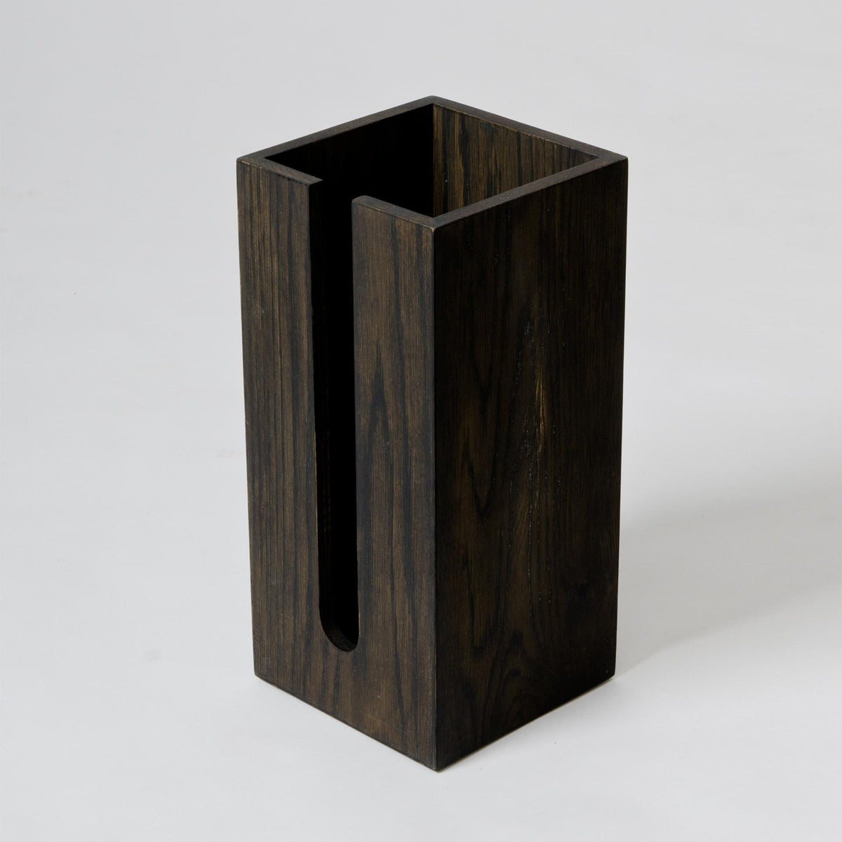 Toilet roll storage box dark oak
