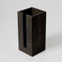 Toilet roll storage box dark oak
