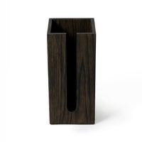 Toilet roll storage box dark oak