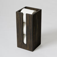 Toilet roll storage box dark oak