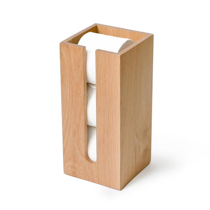 Toilet roll storage box oak