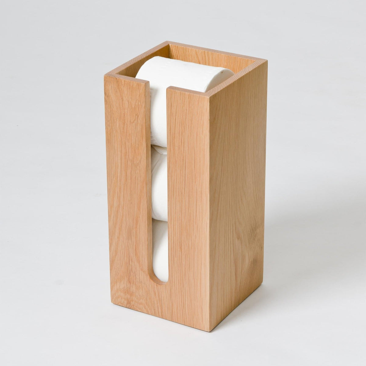 Toilet roll storage box oak
