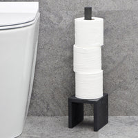 Toilet roll storage 'Cosmos' dark oak