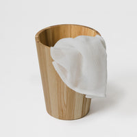 Round bin 'Mezza' oak