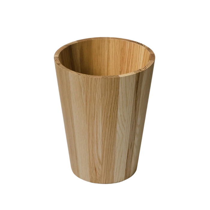 Round bin 'Mezza' oak