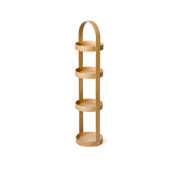 mezza caddy 4 tray - oak