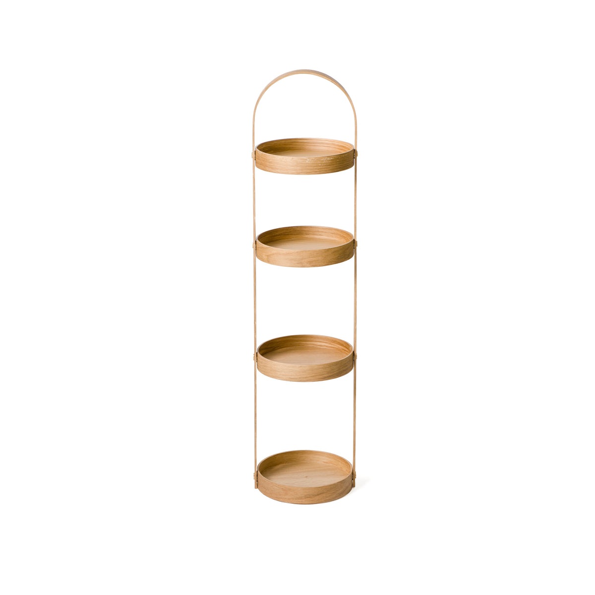 mezza caddy 4 tray - oak