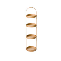 mezza caddy 4 tray - oak