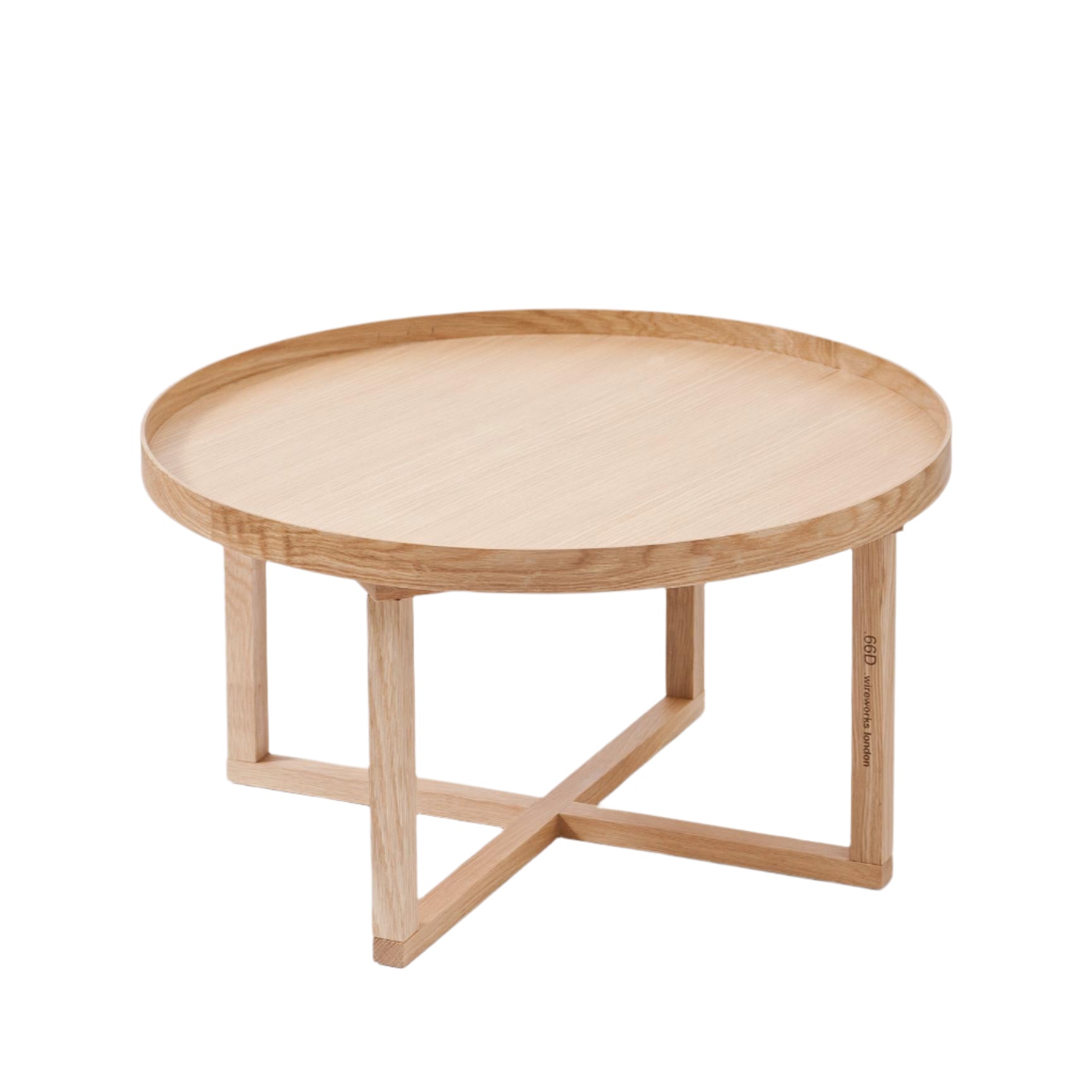 round table 66D - oak – Wireworks