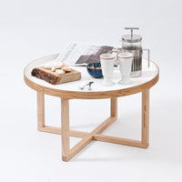 round table 66D - white