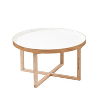 round table 66D - white