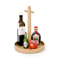 condiment tray - oak