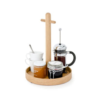 condiment tray - oak