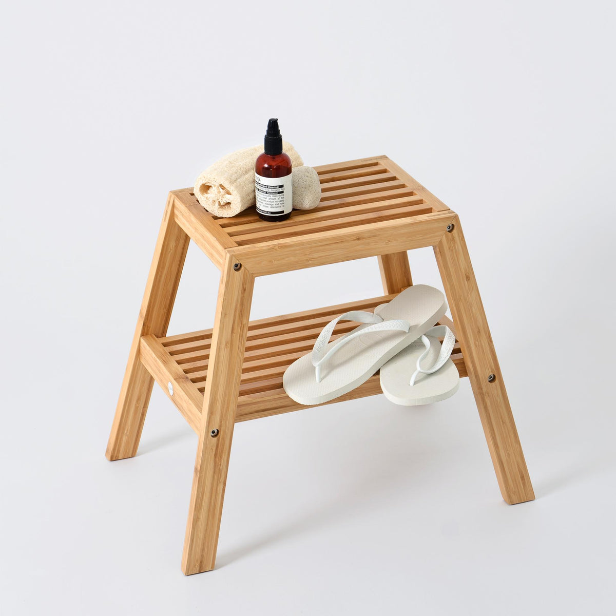 Stool seat bamboo