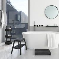 Stool seat dark oak