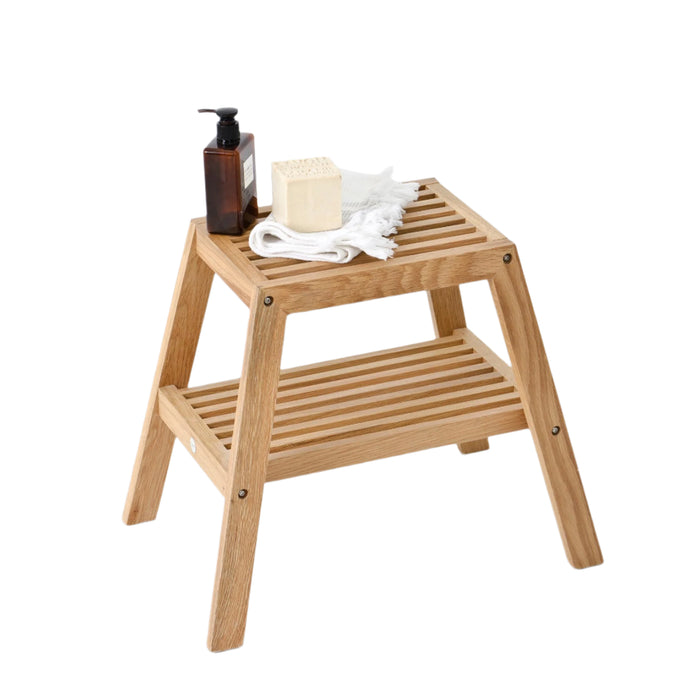 Stool seat oak