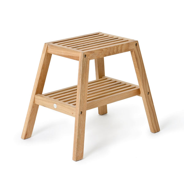 Stool seat oak