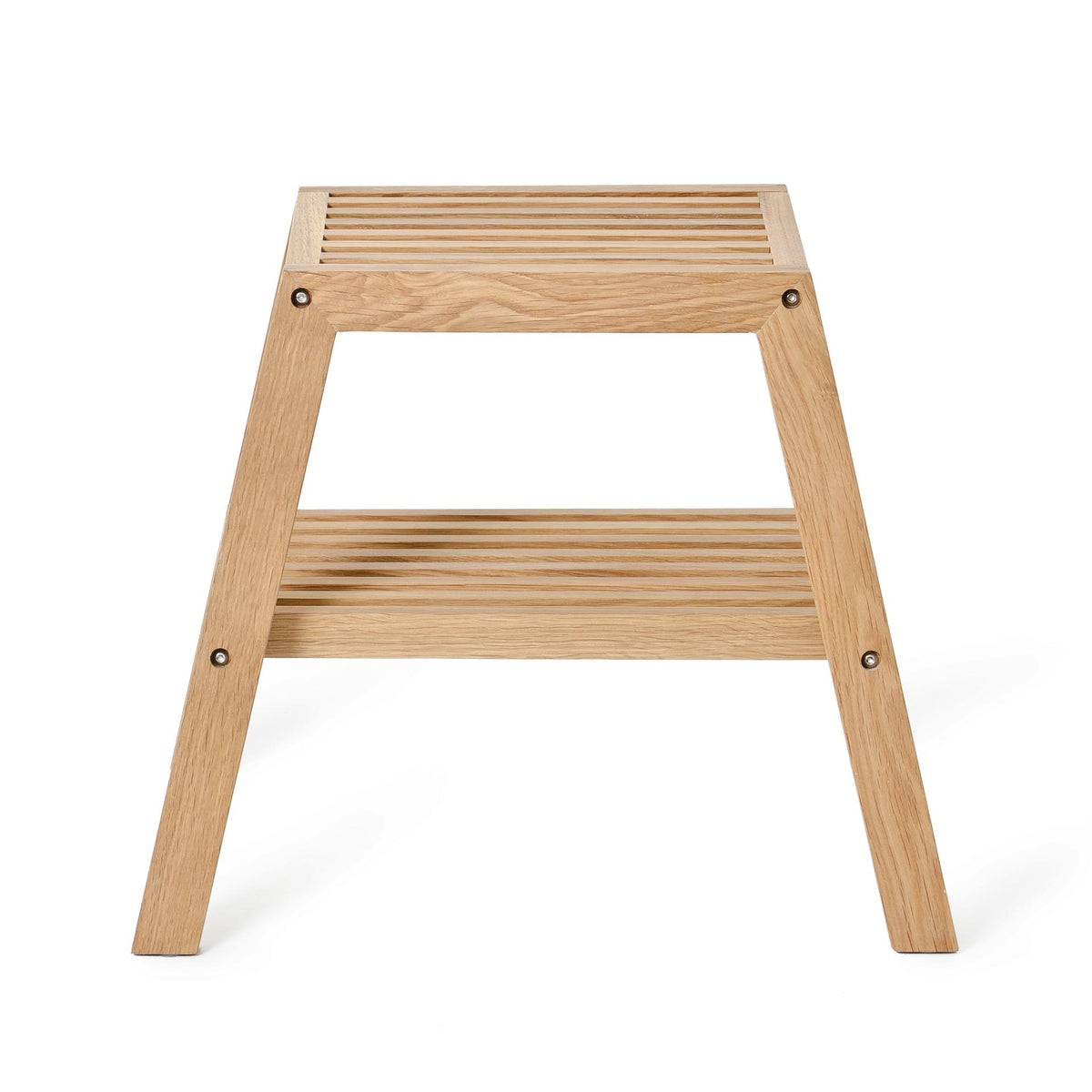 Stool seat oak