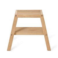 Stool seat oak